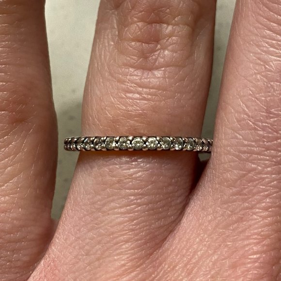 Pandora Jewelry - Pandora Retired CZ Band Ring Size 50 (Size 5)